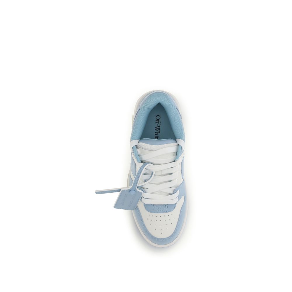 Baskets Off-White femme Out Of Office en cuir de veau bleu – OF-W259C9L0060140 - HBPS Beauty & Fashion