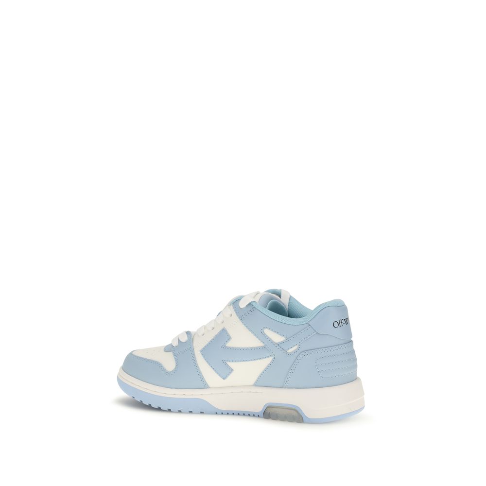 Baskets Off-White femme Out Of Office en cuir de veau bleu – OF-W259C9L0060140 - HBPS Beauty & Fashion