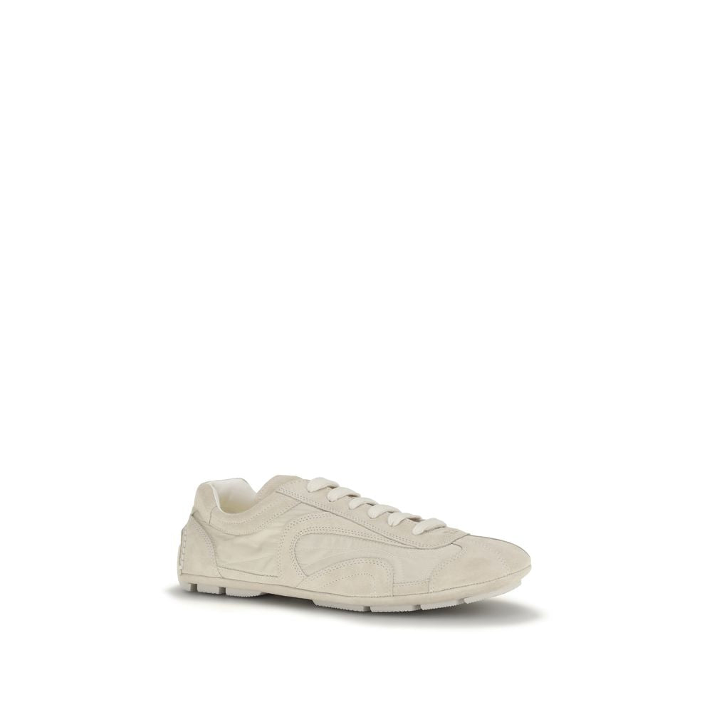 Baskets Prada homme Montecarlo Re-Edition 2005 en cuir de veau beige – PR-4E1165FG001D7RF0304 - HBPS Beauty & Fashion