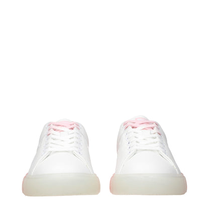 Baskets Versace femme en cuir blanc – VE-16584247968135 - HBPS Beauty & Fashion