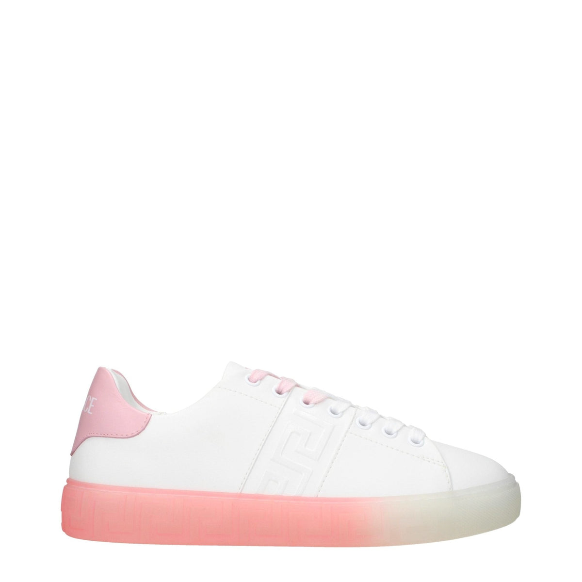 Baskets Versace femme en cuir blanc – VE-16584247968135 - HBPS Beauty & Fashion