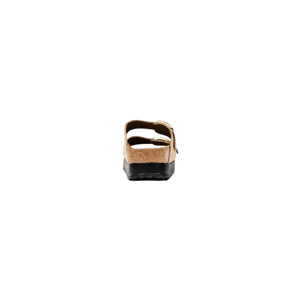 Birkenstock Beige Synthetic Platform Sandals - HBPS Beauty & Fashion