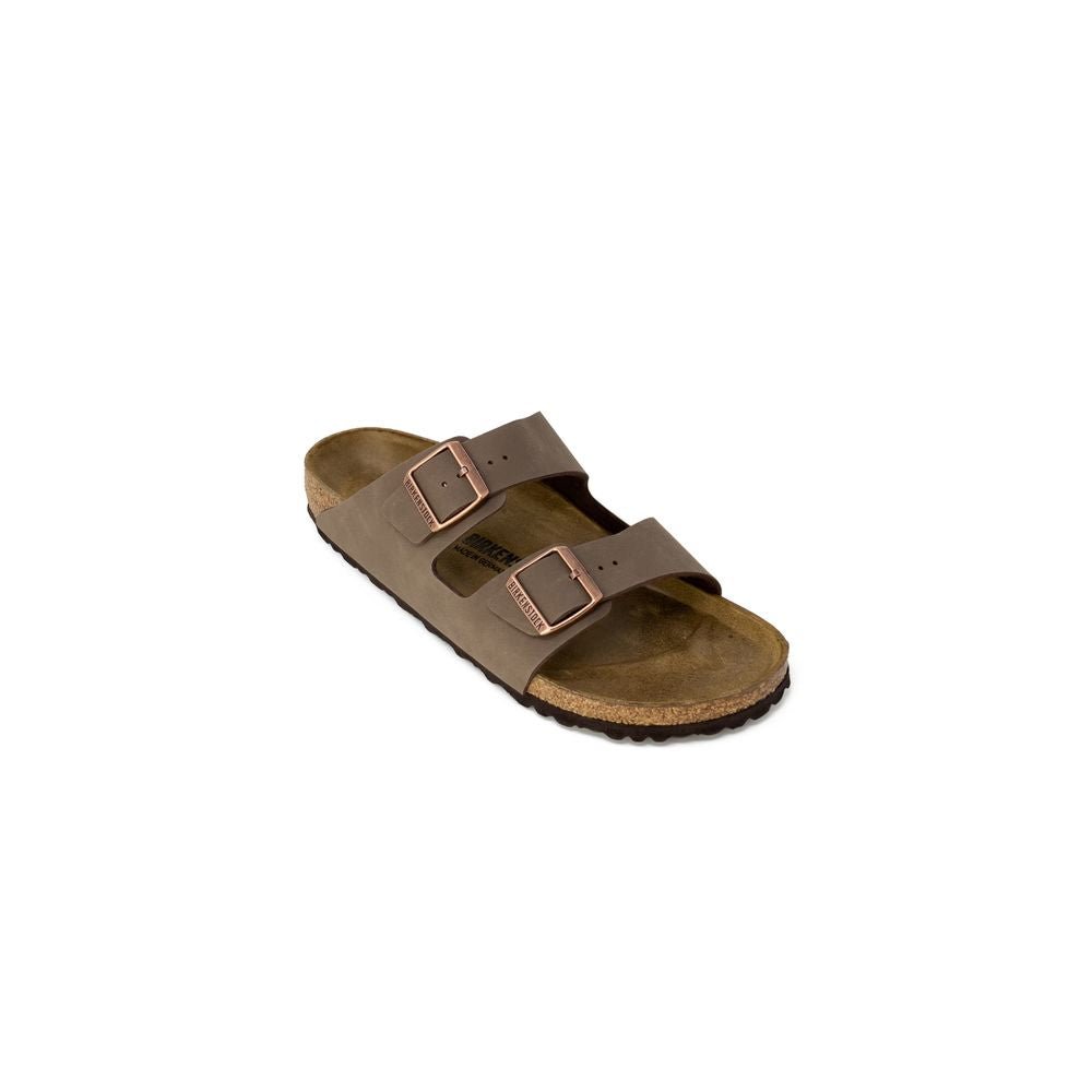 Birkenstock Brown Synthetic Flat Sandals - HBPS Beauty & Fashion