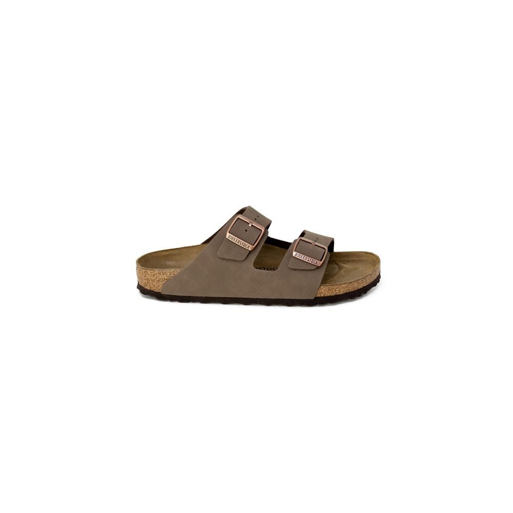 Birkenstock Brown Synthetic Flat Sandals - HBPS Beauty & Fashion
