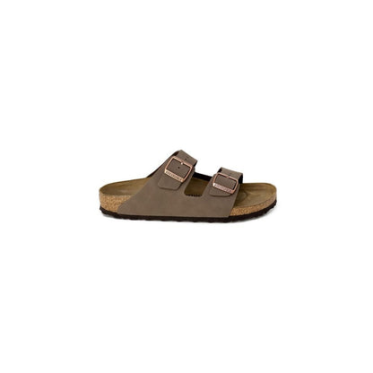 Birkenstock Brown Synthetic Flat Sandals - HBPS Beauty & Fashion
