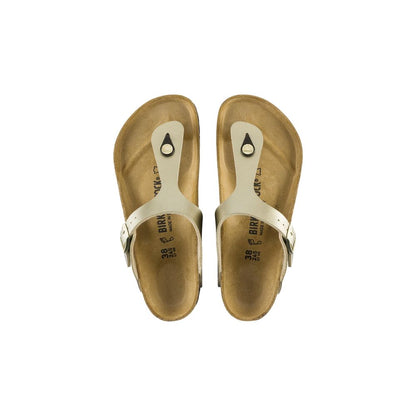 Birkenstock Gold Synthetic Flat Sandals - HBPS Beauty & Fashion