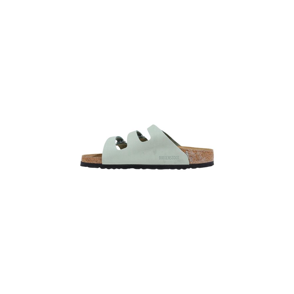 Birkenstock Green Leather Flat Sandals - HBPS Beauty & Fashion