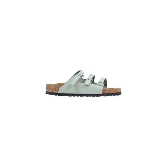 Birkenstock Green Leather Flat Sandals - HBPS Beauty & Fashion