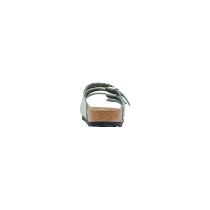 Birkenstock Green Leather Flat Sandals - HBPS Beauty & Fashion