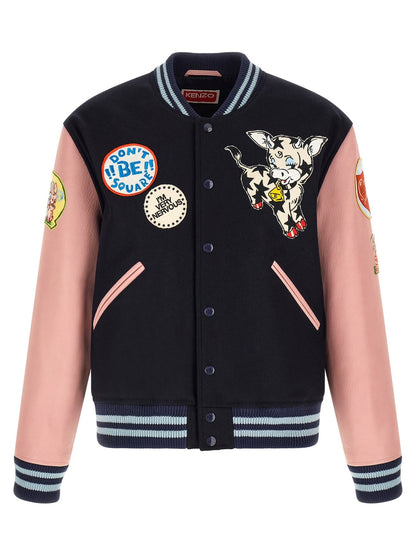 Bomber Kenzo homme en laine multicolore – KE-332858 - HBPS Beauty & Fashion