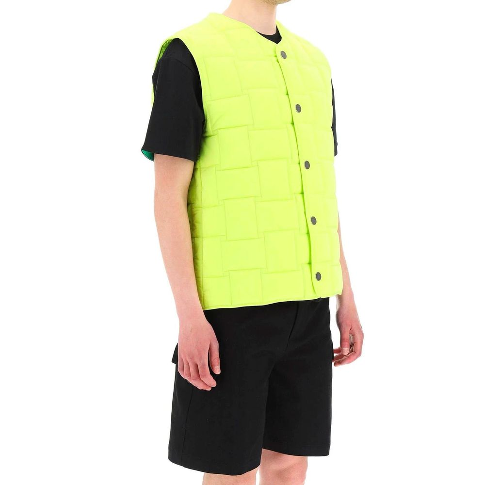 Bottega Veneta Bicolor Polyamide Sleeveless Jacket - HBPS Beauty & Fashion