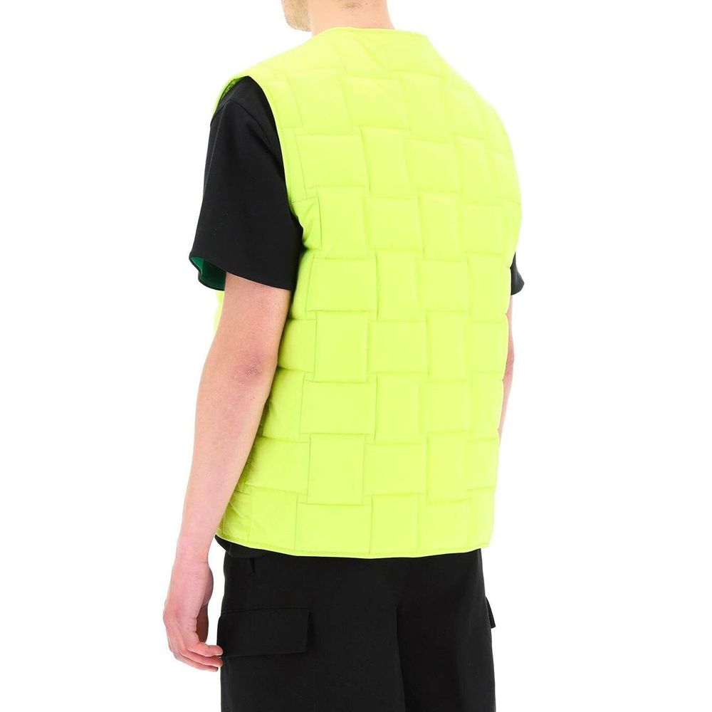 Bottega Veneta Bicolor Polyamide Sleeveless Jacket - HBPS Beauty & Fashion