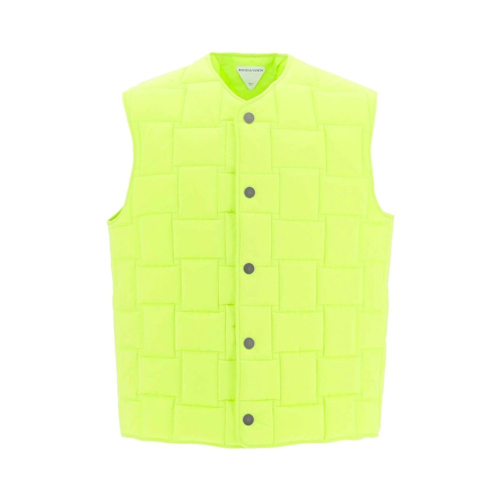 Bottega Veneta Bicolor Polyamide Sleeveless Jacket - HBPS Beauty & Fashion
