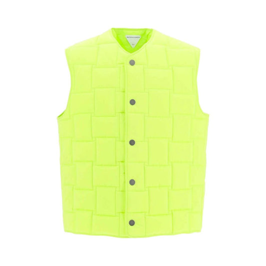 Bottega Veneta Bicolor Polyamide Sleeveless Jacket - HBPS Beauty & Fashion