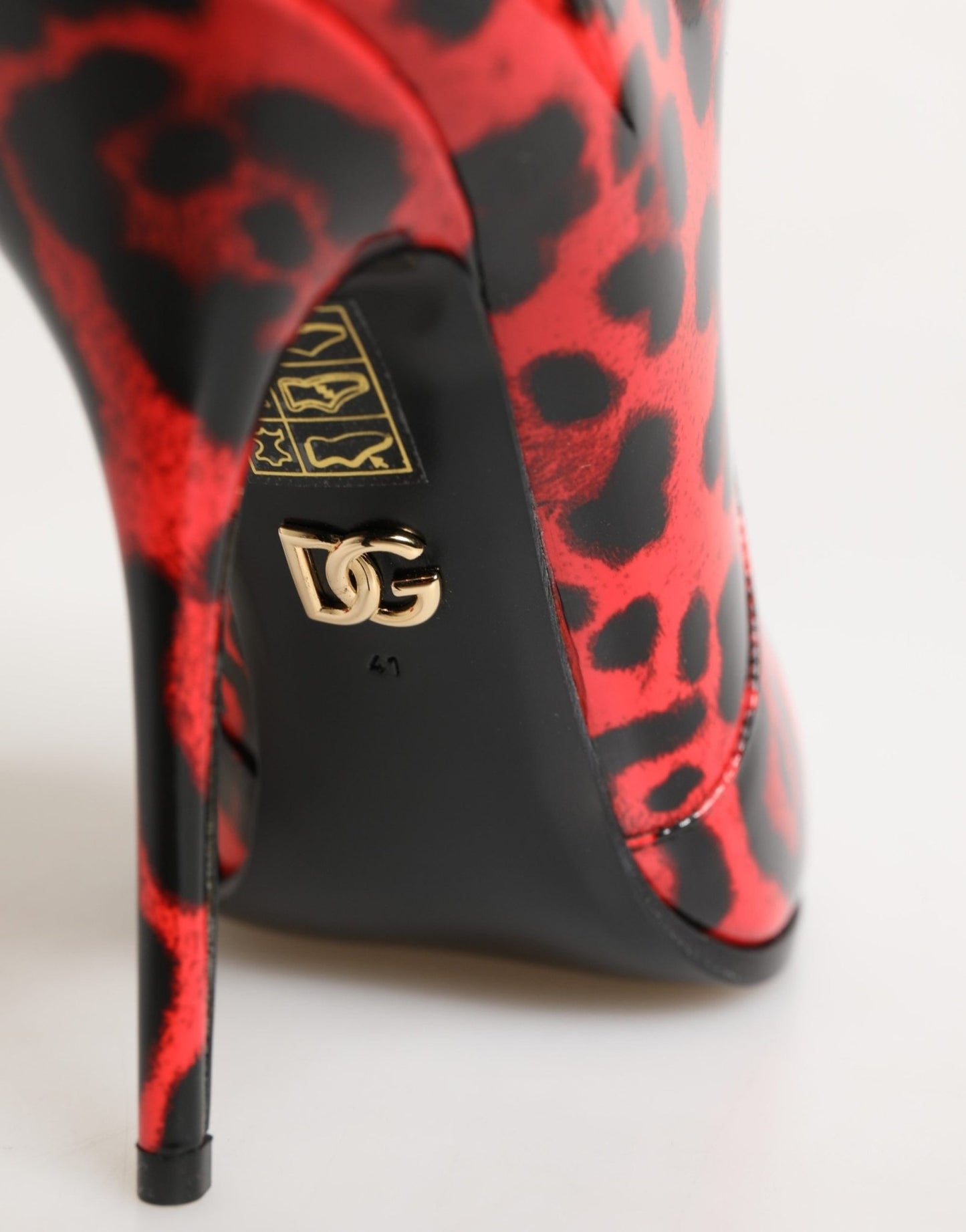 Bottines Dolce & Gabbana Cardinale Leopard Rouge – Authentique | HBPS Fashion - HBPS Beauty & Fashion
