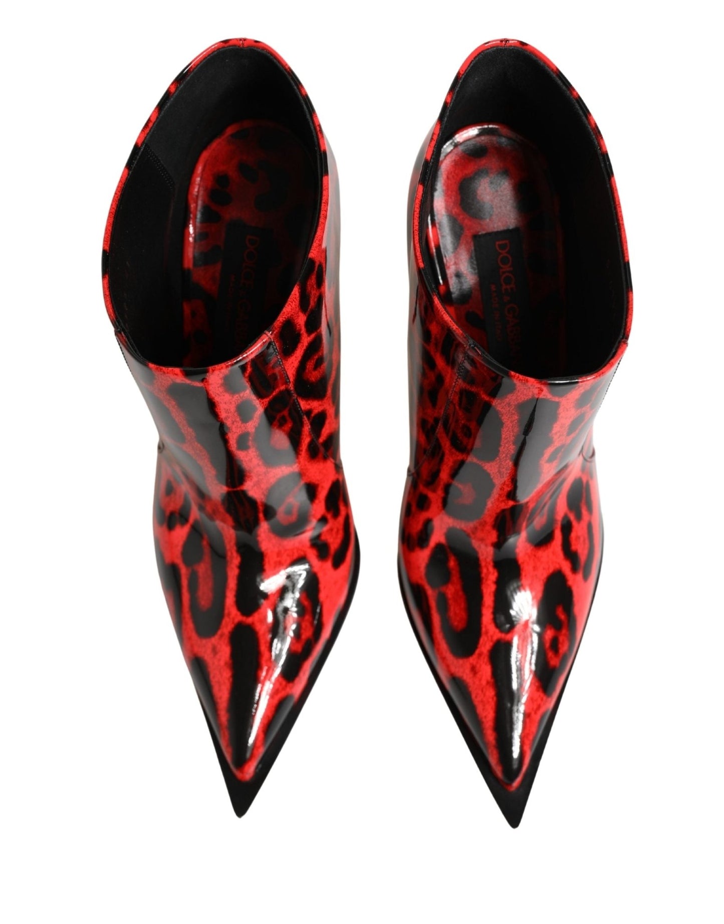 Bottines Dolce & Gabbana Cardinale Leopard Rouge – Authentique | HBPS Fashion - HBPS Beauty & Fashion