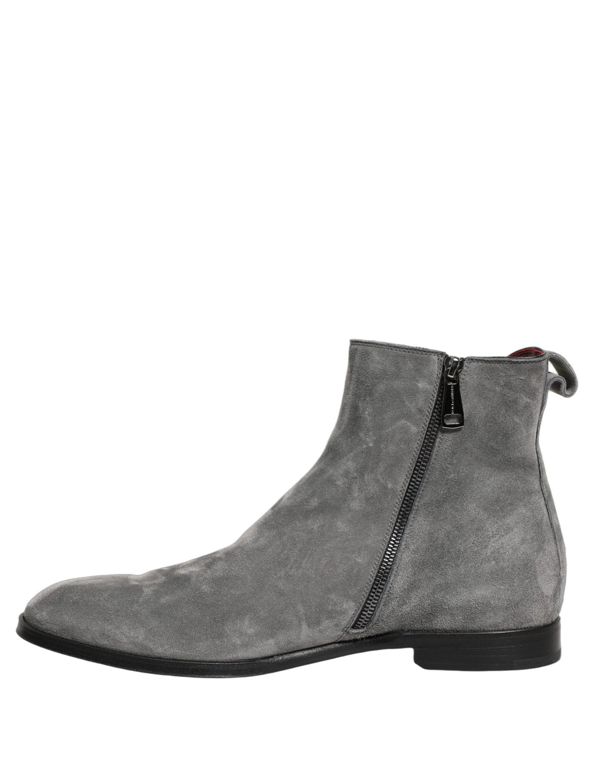 Bottines Dolce & Gabbana homme Chelsea en cuir suédé gris – MV8748 - HBPS Beauty & Fashion