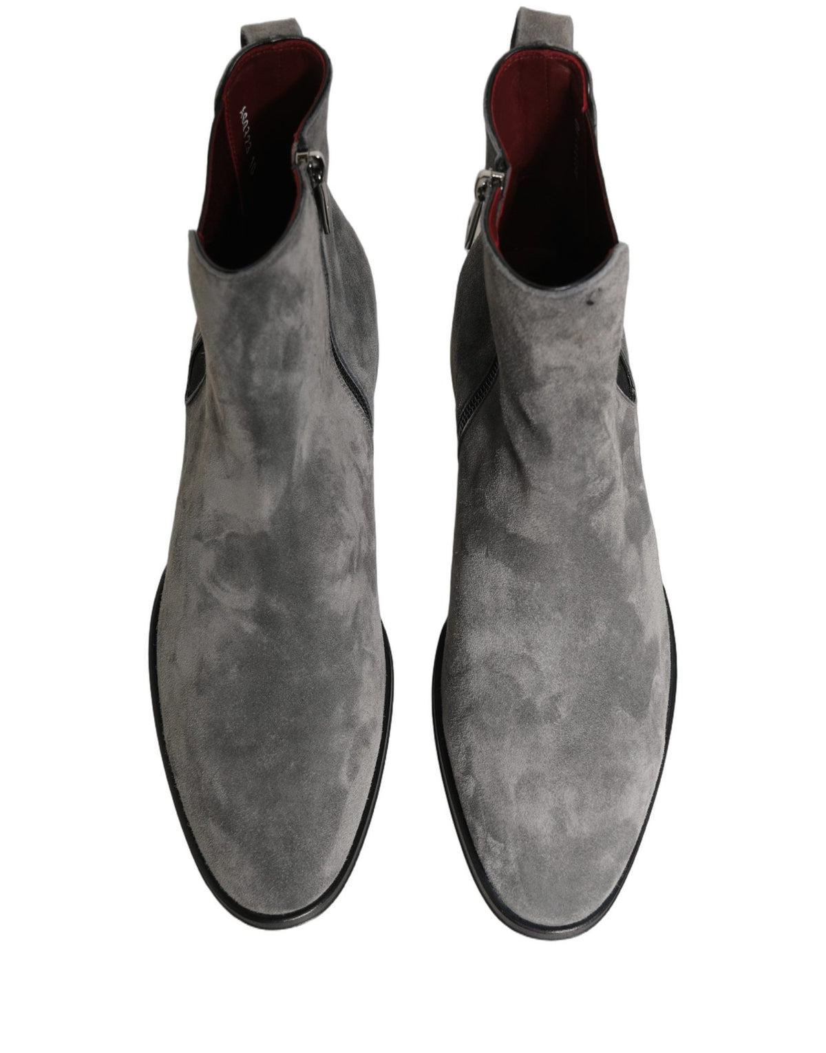 Bottines Dolce & Gabbana homme Chelsea en cuir suédé gris – MV8748 - HBPS Beauty & Fashion