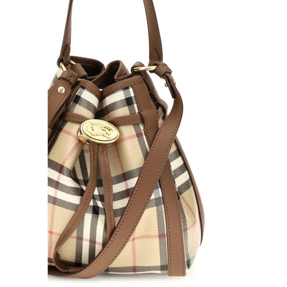 Burberry Beige Calf Leather Bos Taurus Backet Bag - HBPS Beauty & Fashion
