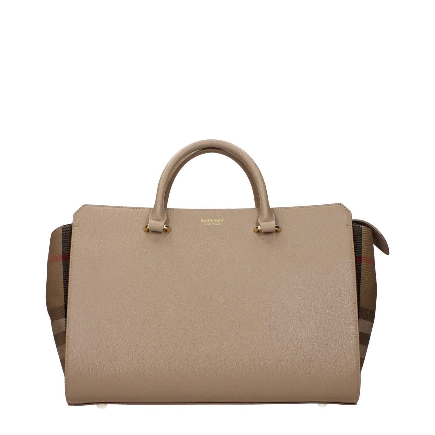 Burberry Beige Leather Handbag - HBPS Beauty & Fashion