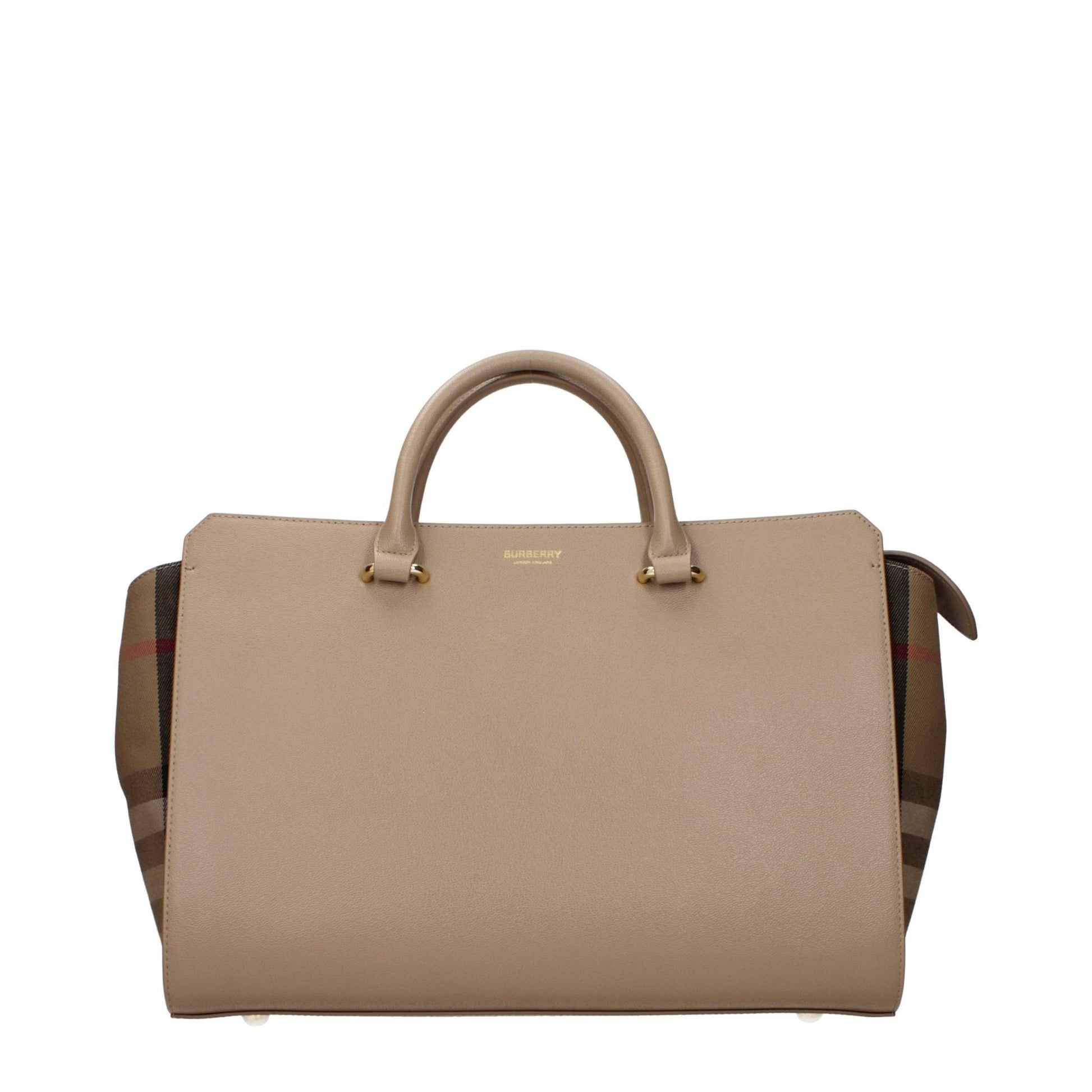 Burberry Beige Leather Handbag - HBPS Beauty & Fashion