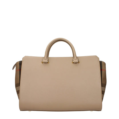 Burberry Beige Leather Handbag - HBPS Beauty & Fashion