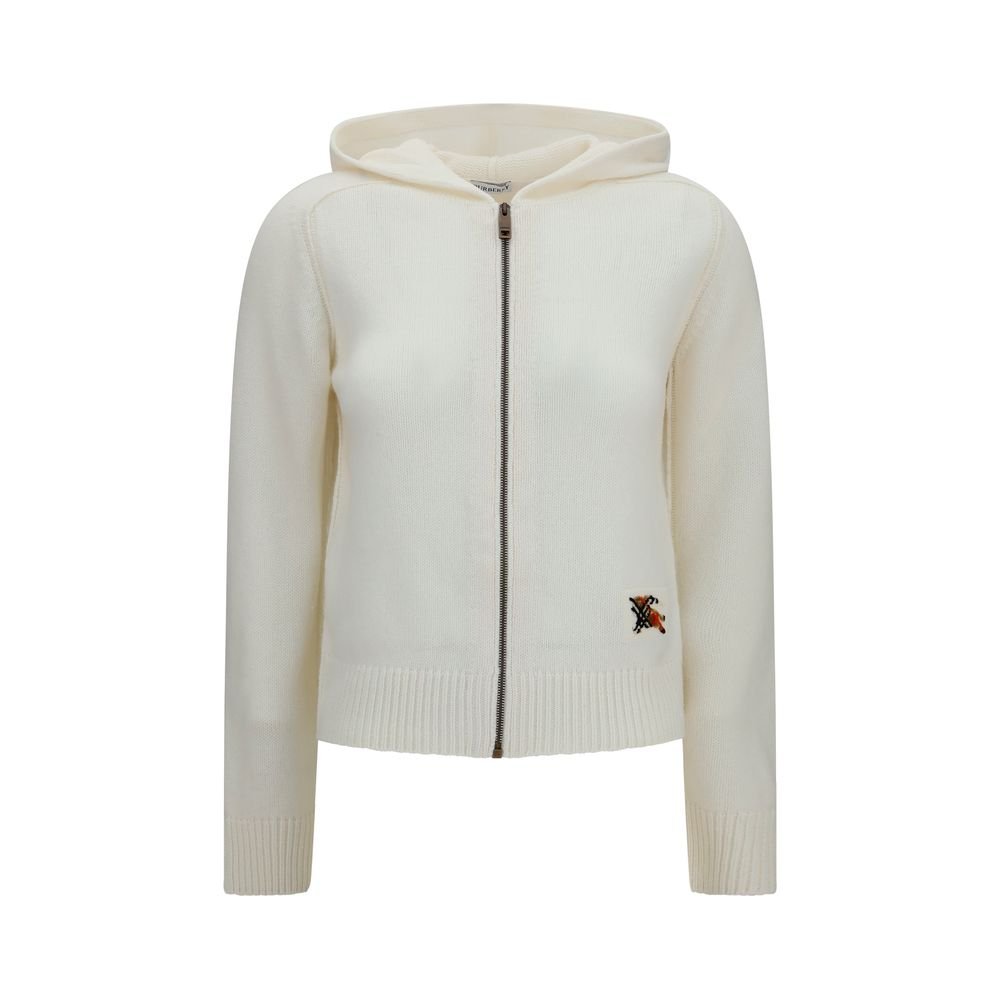 Burberry Beige Wool Oves Aries Hoodie - HBPS Beauty & Fashion