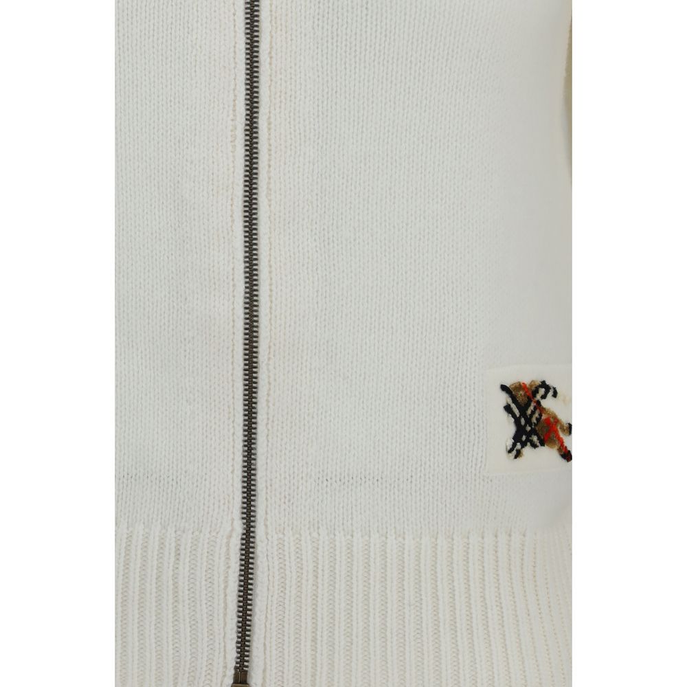 Burberry Beige Wool Oves Aries Hoodie - HBPS Beauty & Fashion