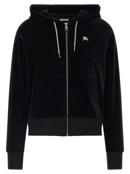 Burberry Black Cotton Sweatshirt - HBPS Beauty & Fashion