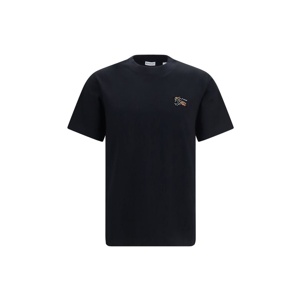 Burberry Black Cotton T-Shirt - HBPS Beauty & Fashion