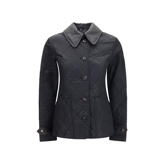 Burberry Black Polyamide Full-Length Jacket - HBPS Beauty & Fashion