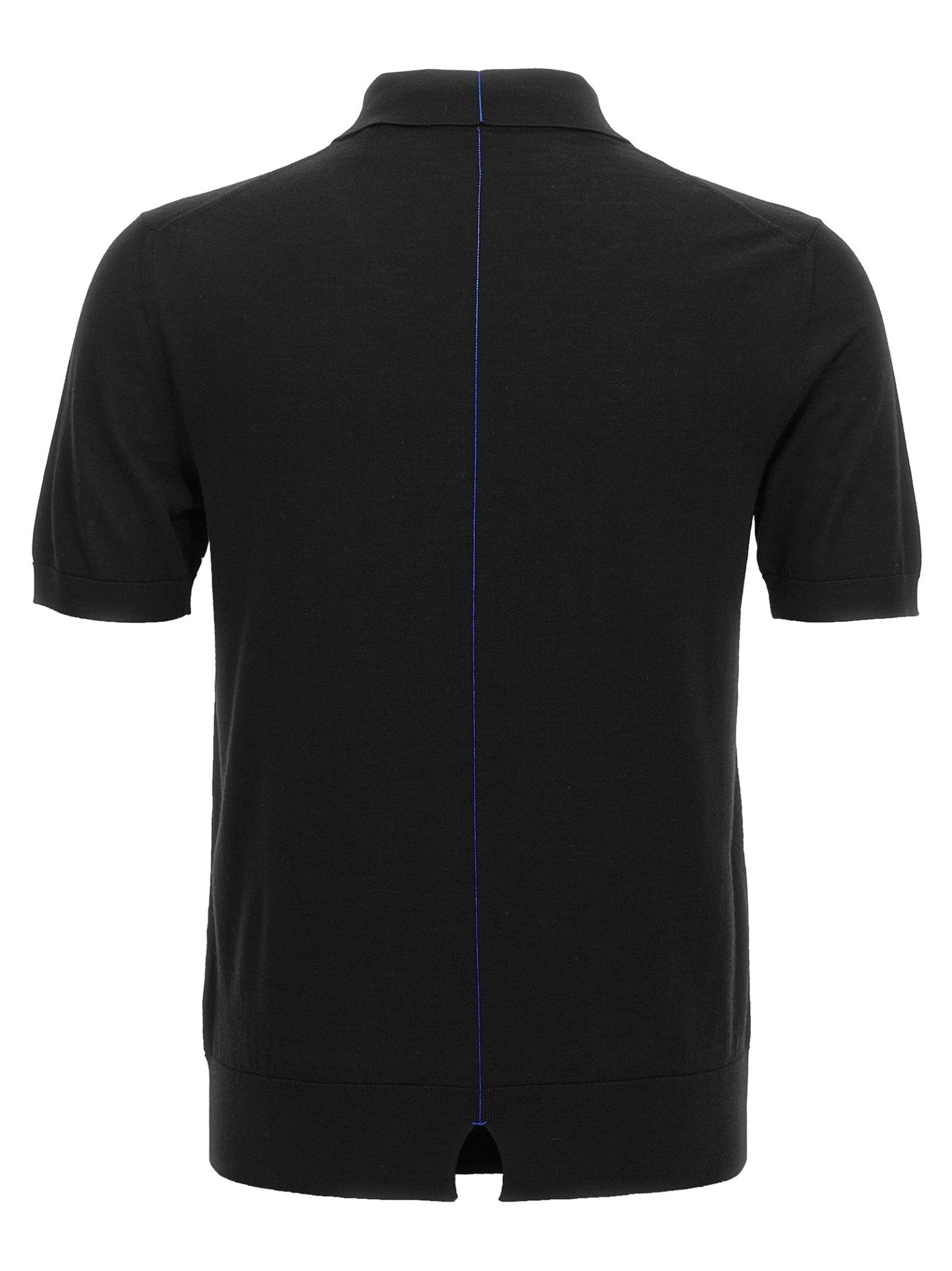 Burberry Black Wool Polo Shirt - HBPS Beauty & Fashion