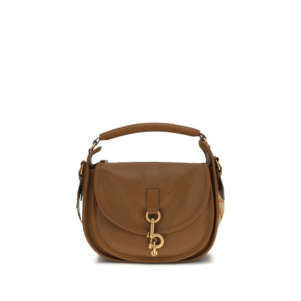 Burberry Brown Calf Leather Bos Taurus Shoulder Bag - HBPS Beauty & Fashion