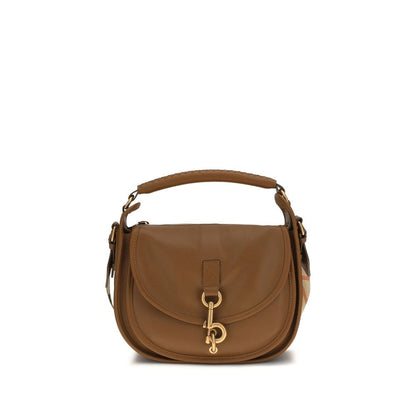 Burberry Brown Calf Leather Bos Taurus Shoulder Bag - HBPS Beauty & Fashion