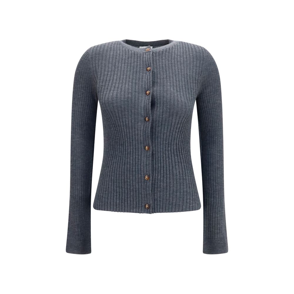Burberry Gray Cashmere Cardigan - HBPS Beauty & Fashion