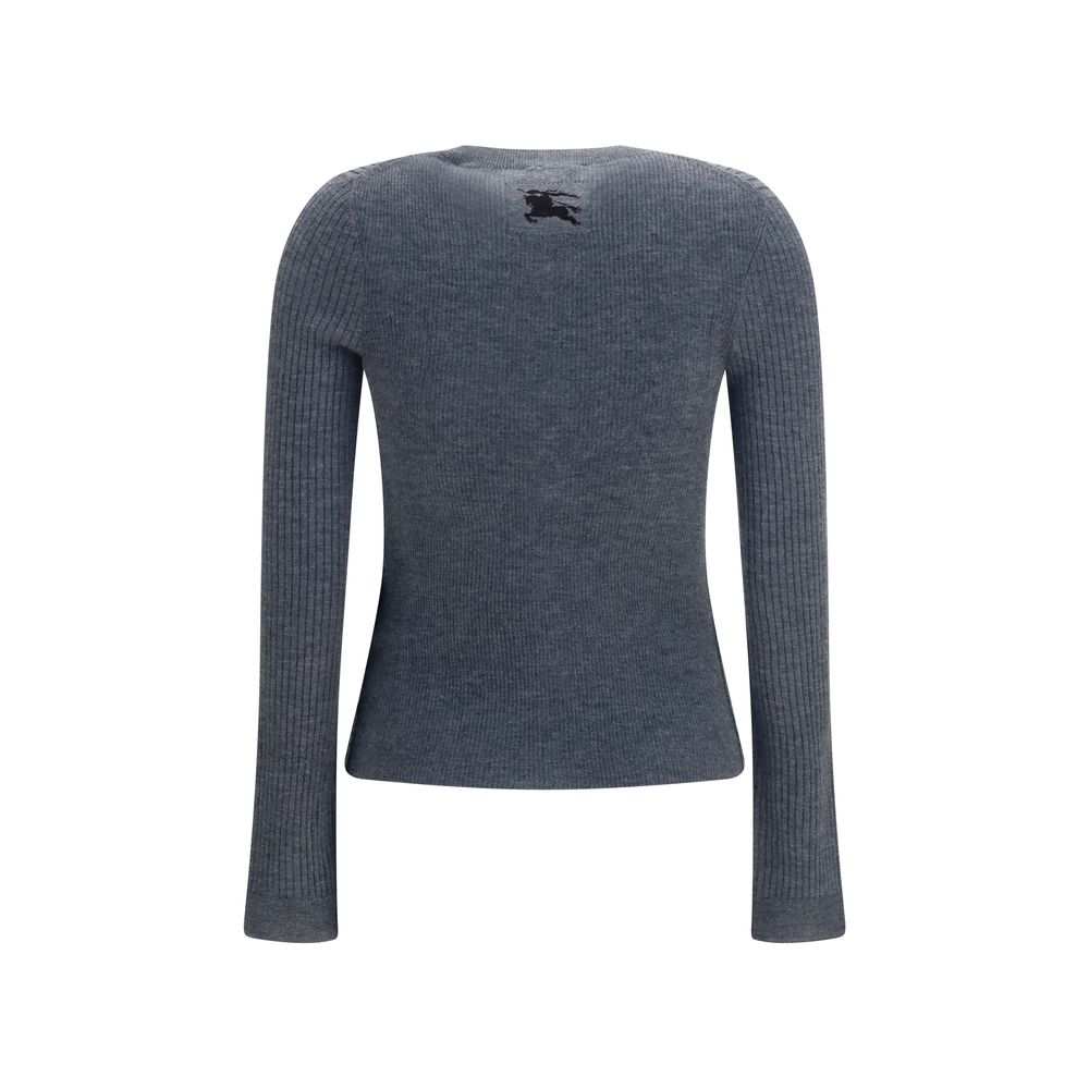 Burberry Gray Cashmere Cardigan - HBPS Beauty & Fashion