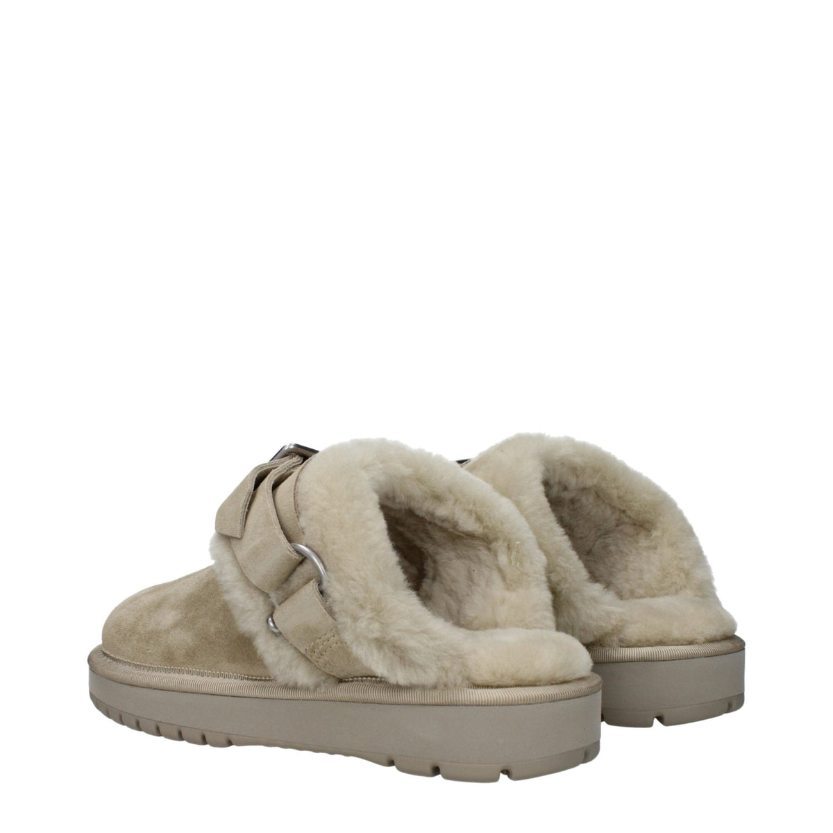 Burberry Green Leather Slippers - HBPS Beauty & Fashion