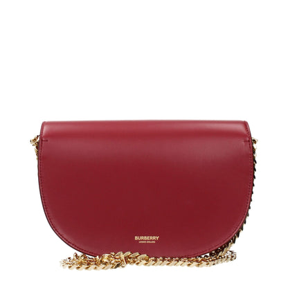Burberry Red Leather Shoulder Bag - HBPS Beauty & Fashion