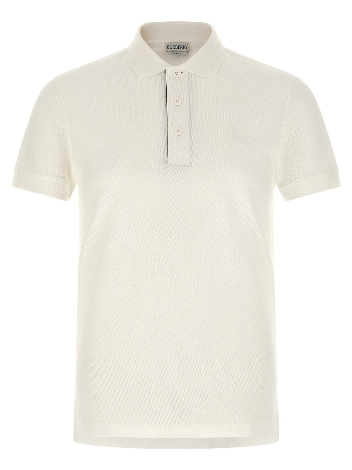 Burberry White Cotton Polo Shirt - HBPS Beauty & Fashion
