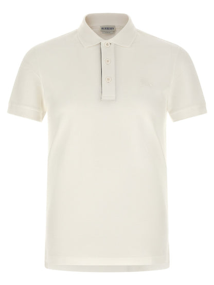 Burberry White Cotton Polo Shirt - HBPS Beauty & Fashion
