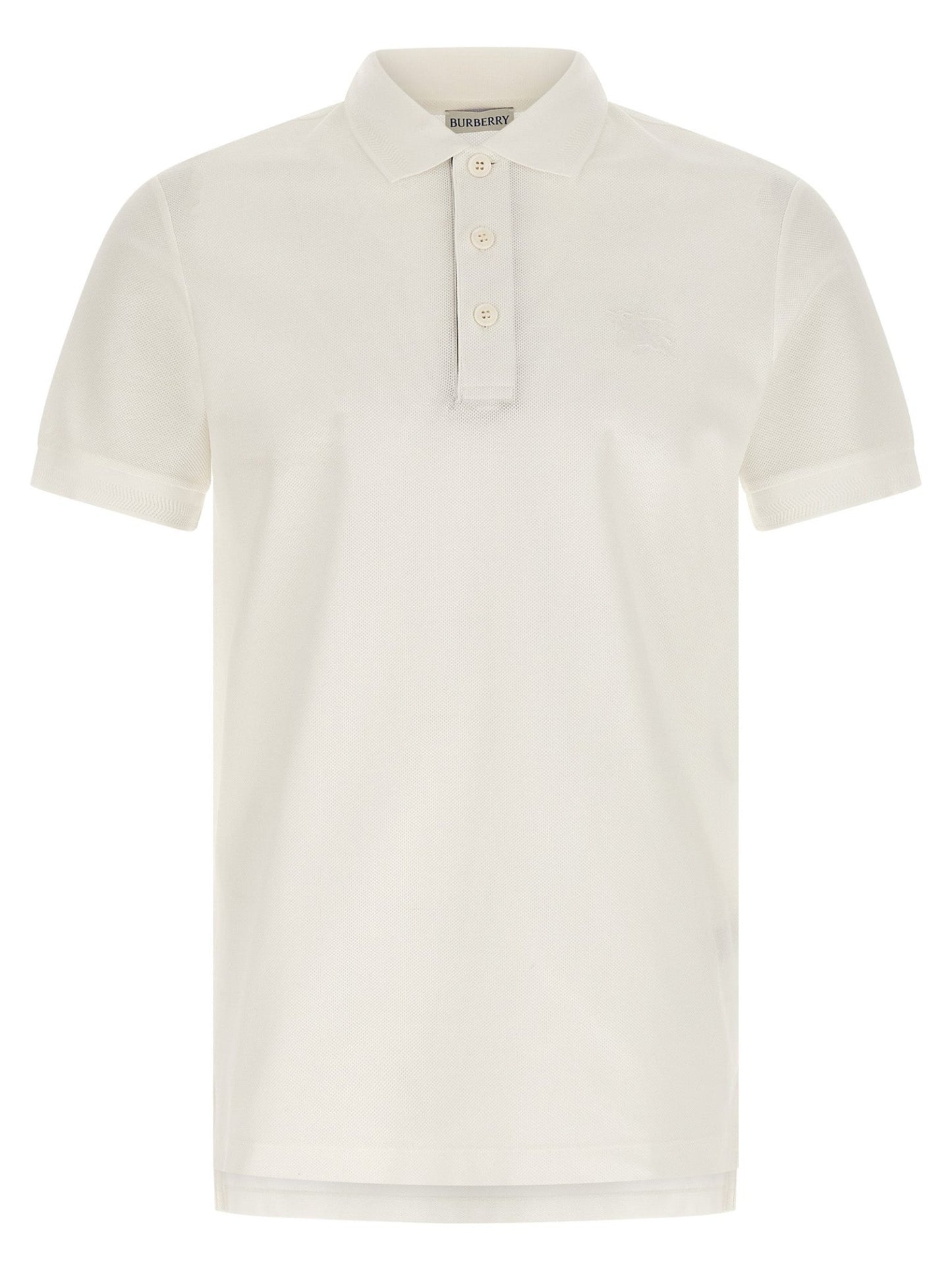 Burberry White Cotton Polo Shirt - HBPS Beauty & Fashion