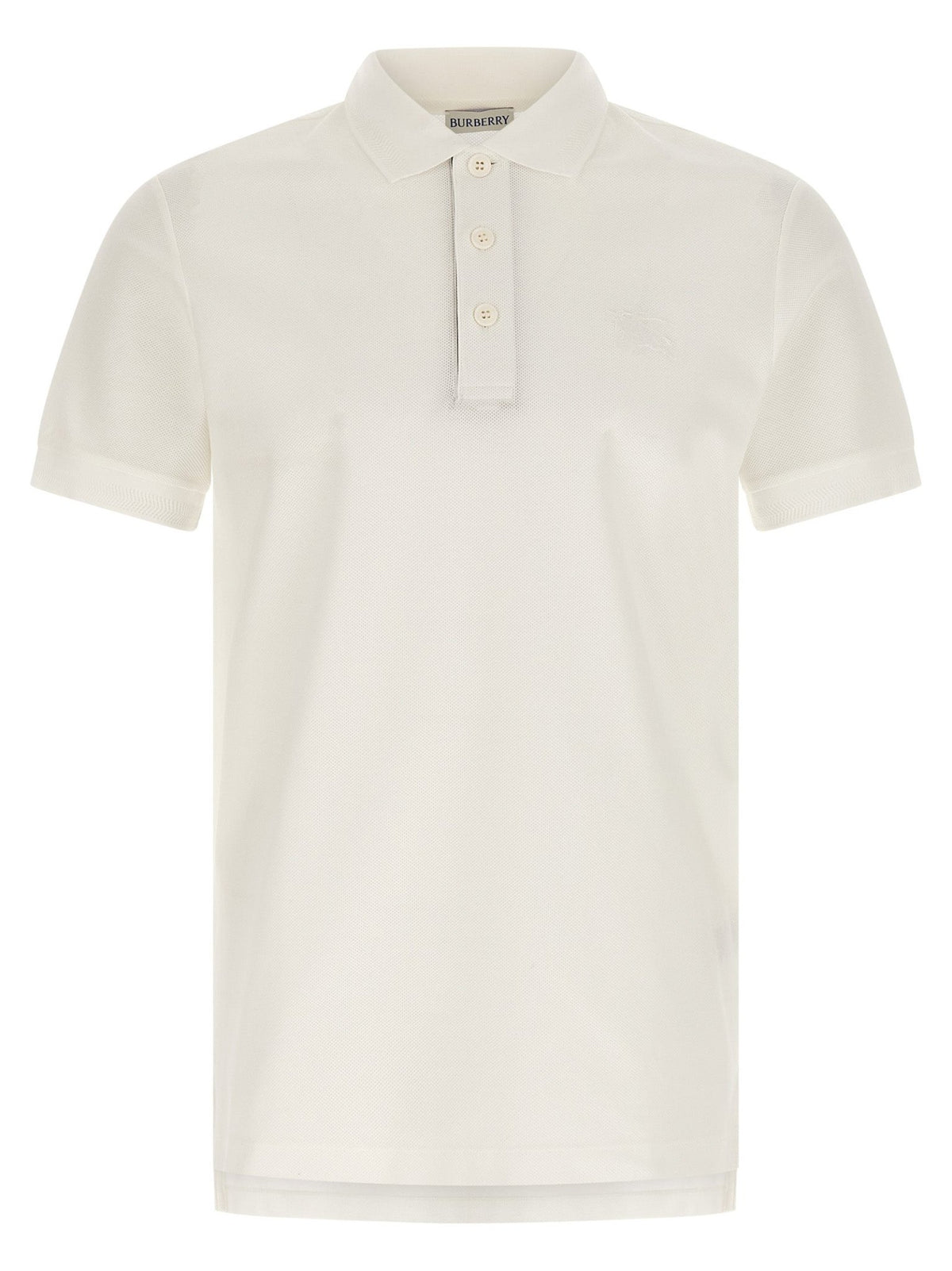 Burberry White Cotton Polo Shirt - HBPS Beauty & Fashion