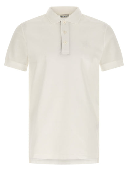 Burberry White Cotton Polo Shirt - HBPS Beauty & Fashion