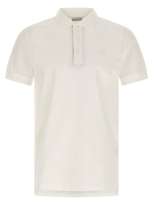 Burberry White Cotton Polo Shirt - HBPS Beauty & Fashion