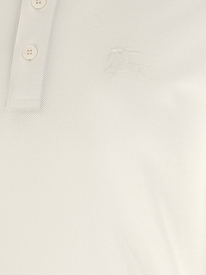 Burberry White Cotton Polo Shirt - HBPS Beauty & Fashion