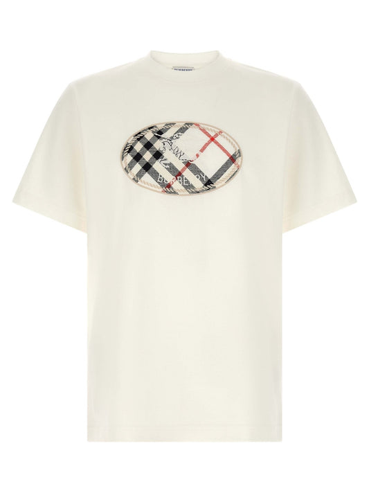 Burberry White Cotton T-Shirt - HBPS Beauty & Fashion