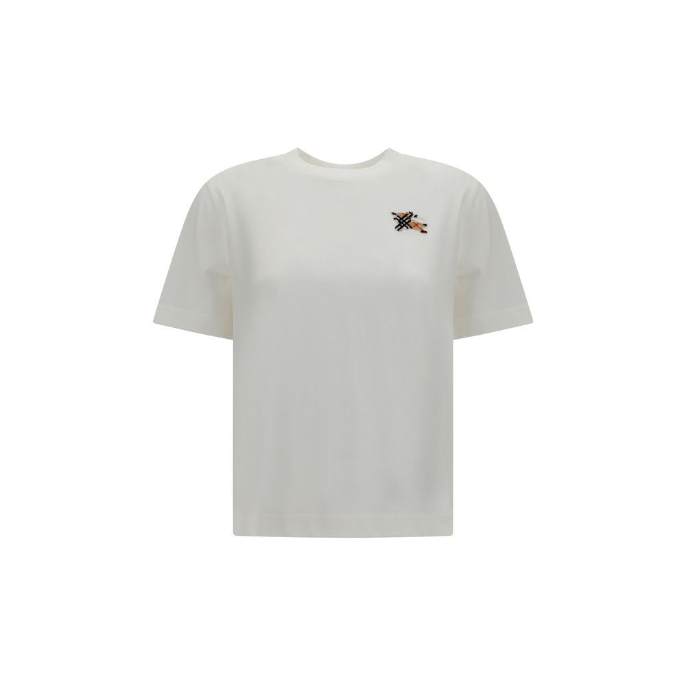 Burberry White Cotton T-Shirt - HBPS Beauty & Fashion