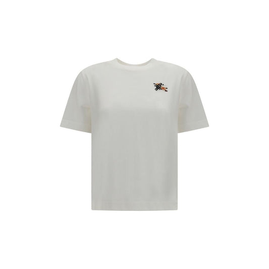 Burberry White Cotton T-Shirt - HBPS Beauty & Fashion