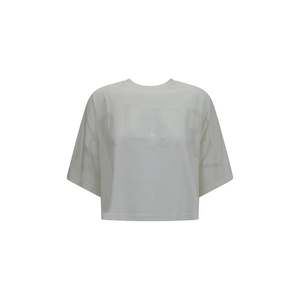Burberry White Cotton T-Shirt - HBPS Beauty & Fashion