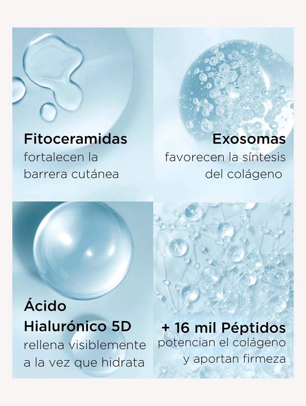 Hyaluronic Acid + Peptides Ceramide Hydra-Plumping Water Cream by Perfumerías Padilla